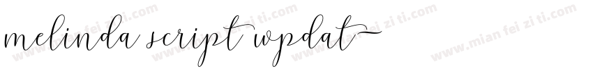 melinda script wpdat字体转换